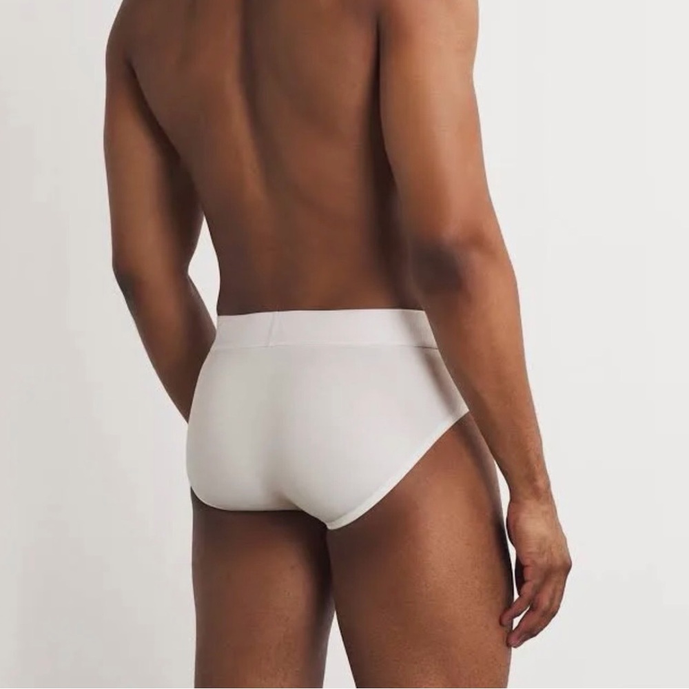 Skims Men's Cotton Briefs L Large 36-38 New In BOX 3 Pack White/Chalk Underwear - Picture 10 of 10